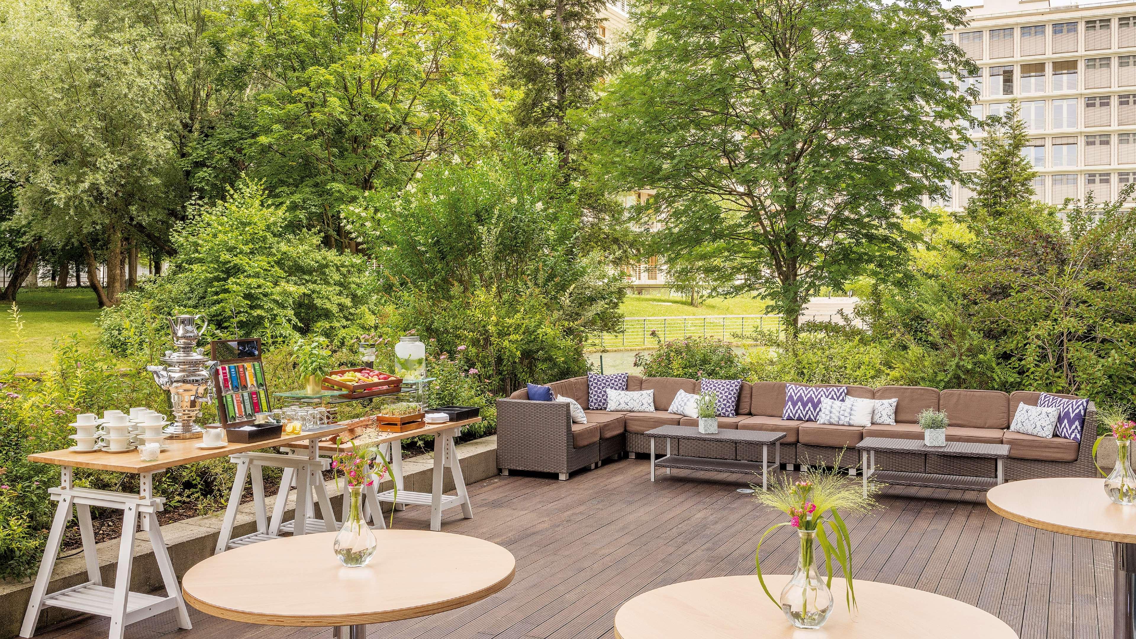 Hilton Munich Park Hotel Bagian luar foto